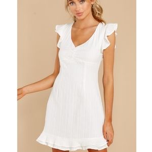 NWT Fine As Wine White Dress Sz Small